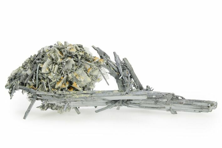 Very Lustrous Metallic Stibnite Crystals - Jiangxi, China #365323